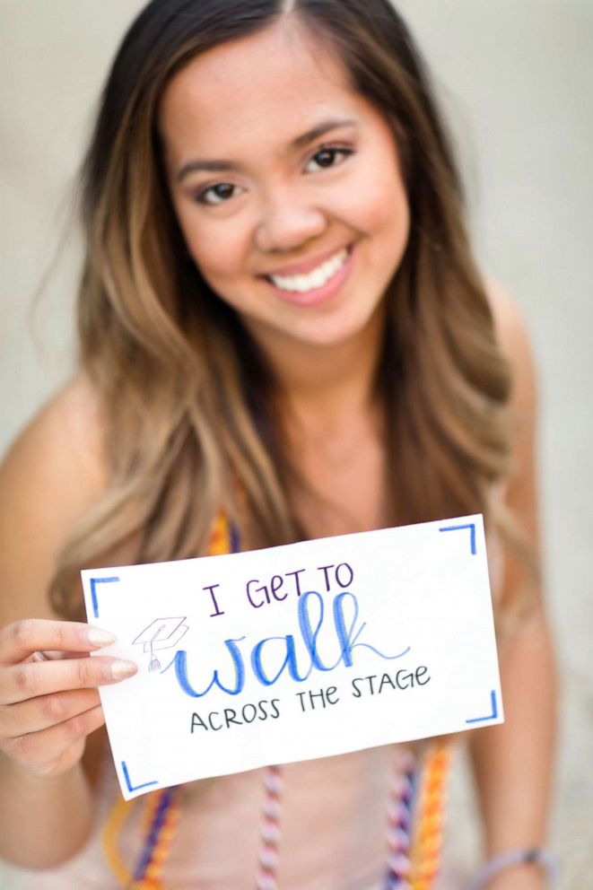 Teen paralyzed in gymnastics accident takes 1st steps in years to walk