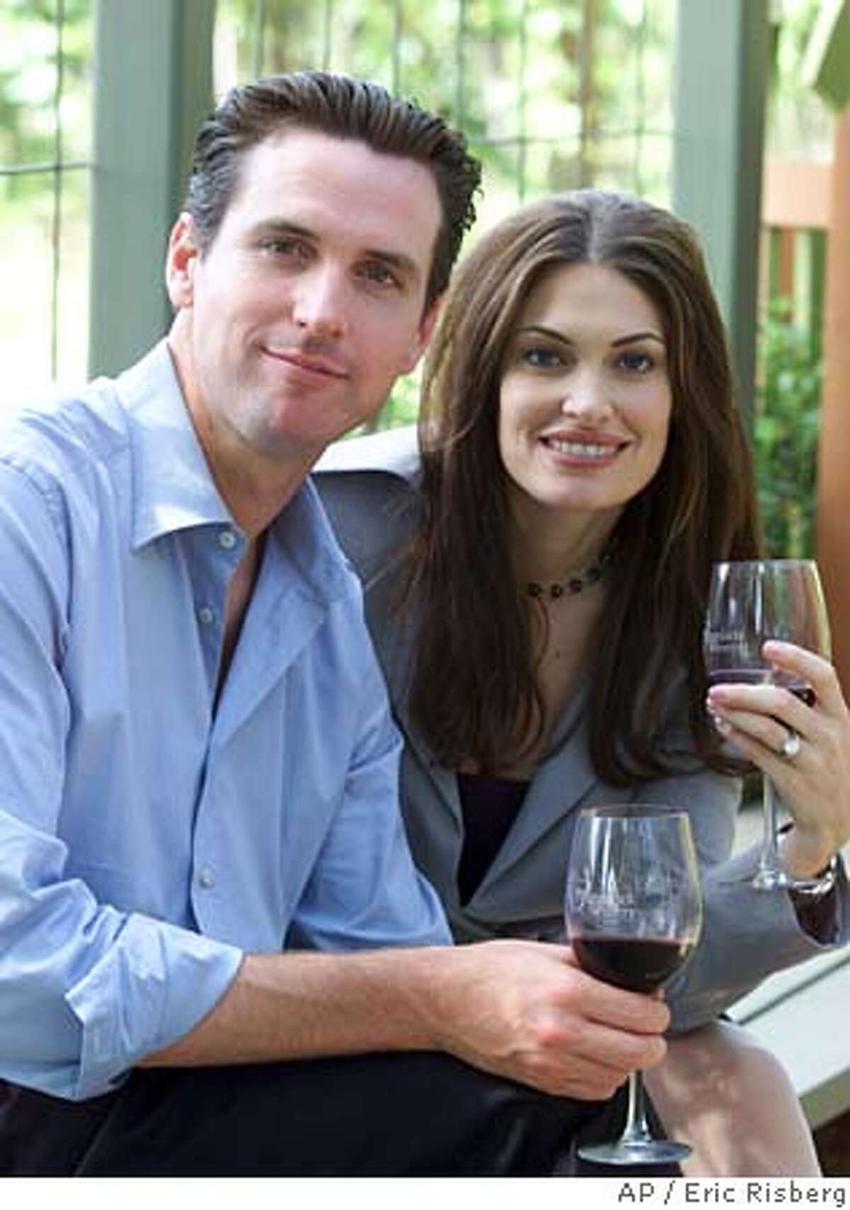 Newsom, wife decide to end 3year marriage / Careers on opposite coasts