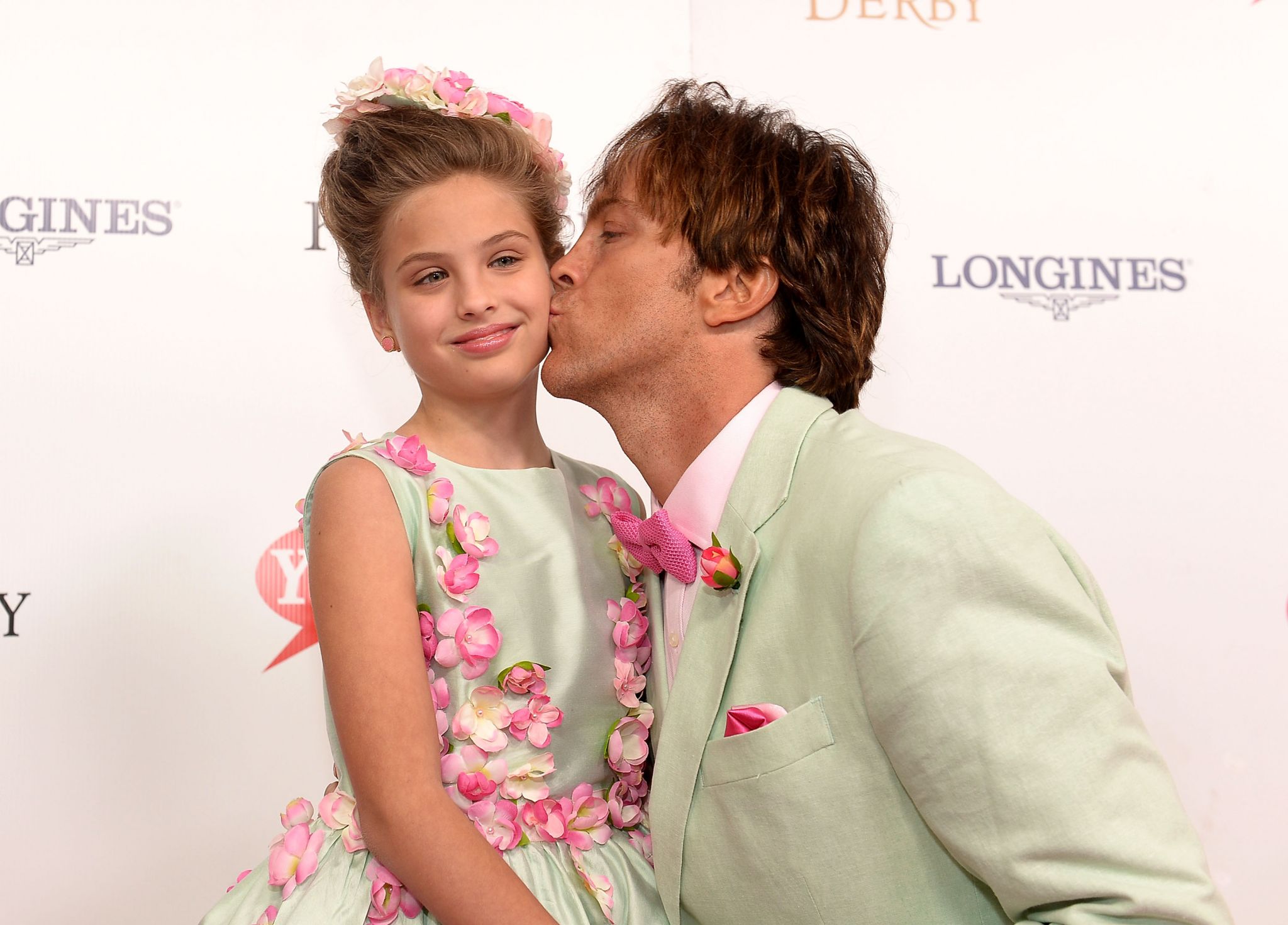 Anna Nicole Smith's daughter, Dannielynn, at the Kentucky Derby