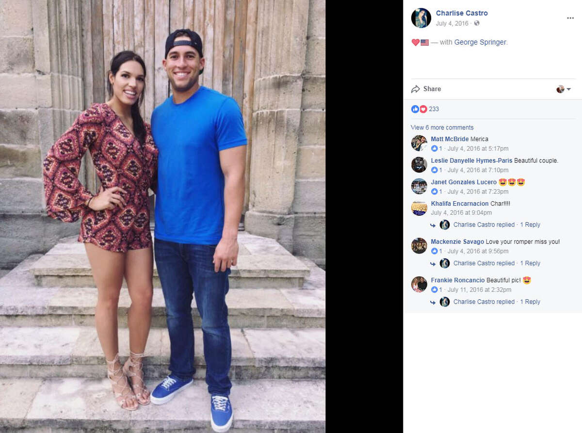 Astros outfielder, MVP Springer's wife shows off more wedding