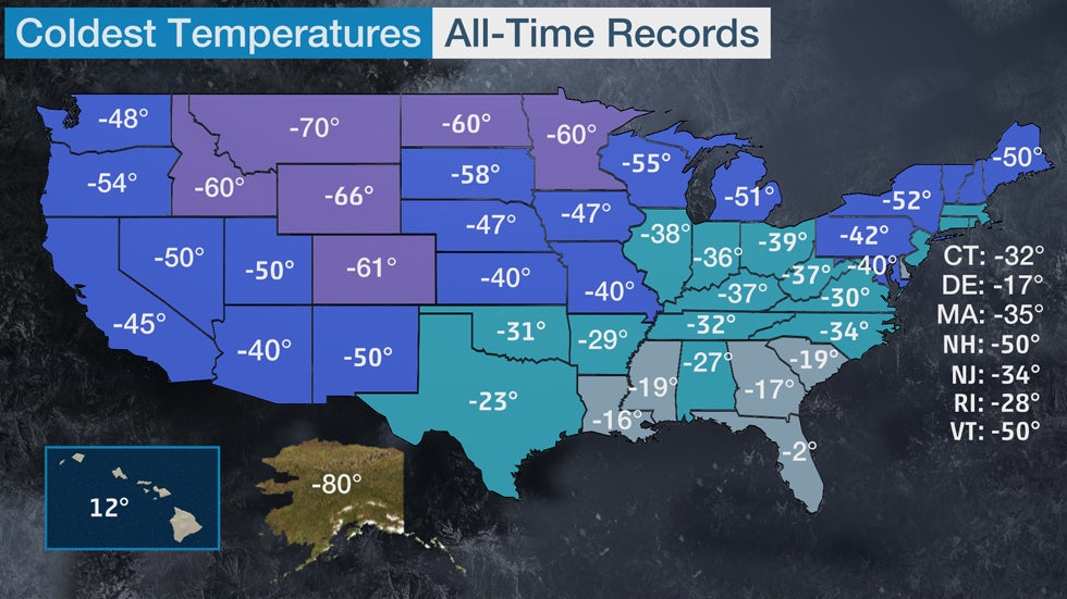 Where Was The Coldest Temperature Ever Recorded Smart Quiz Registry