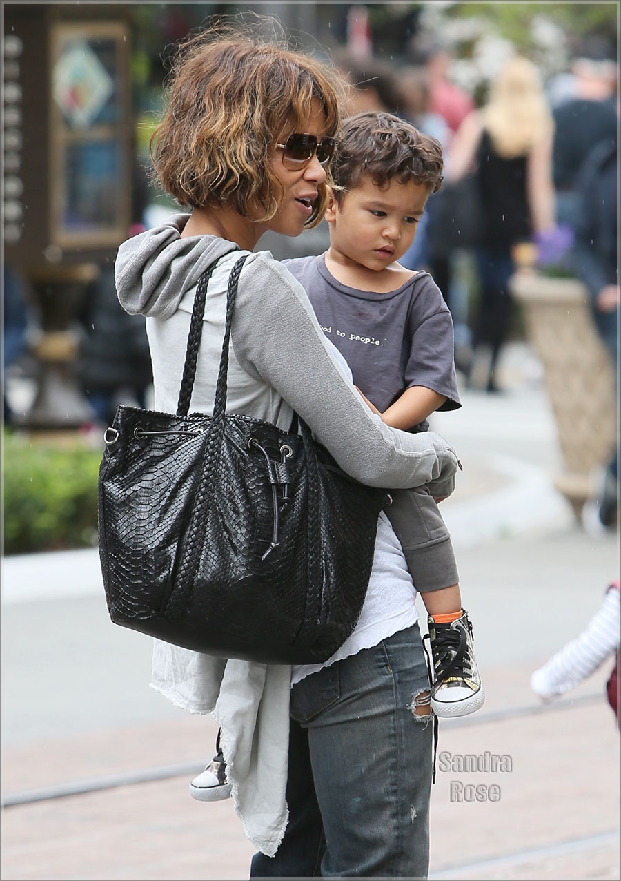 Halle Berry and son Maceo Sandra Rose