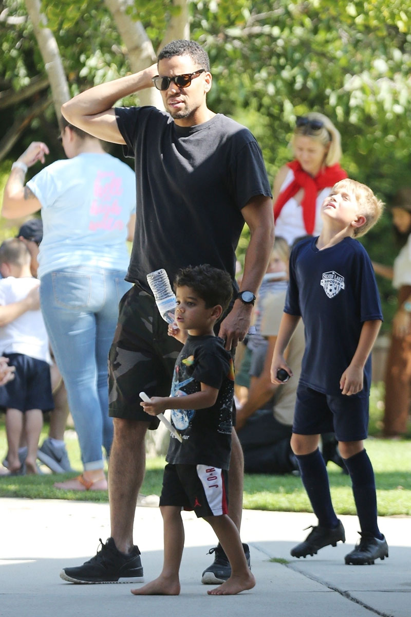 Michael Ealy & son Ellijah Sandra Rose