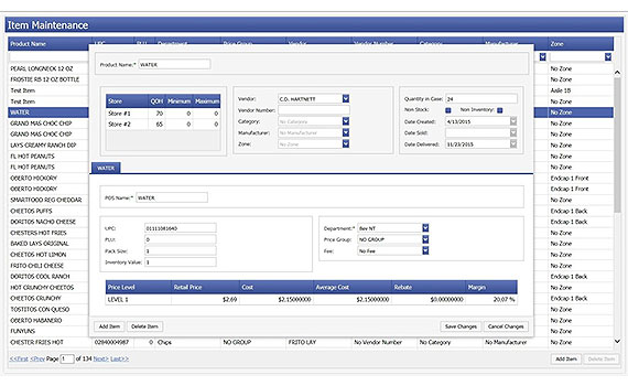 InventoryManagement Convenience Store BackOffice