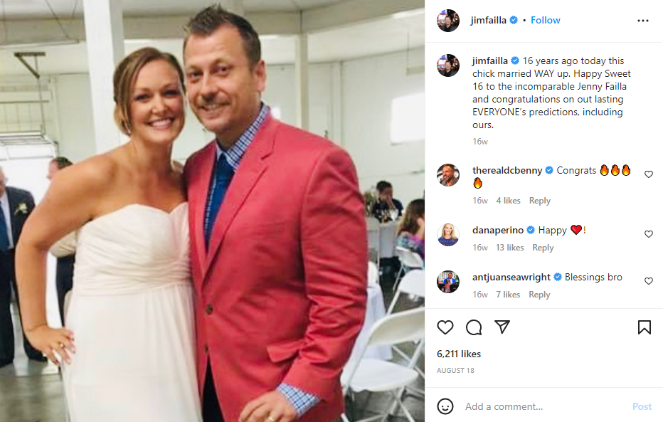 Meet Jenny Failla, Jimmy Failla Wife (What You Should Know)