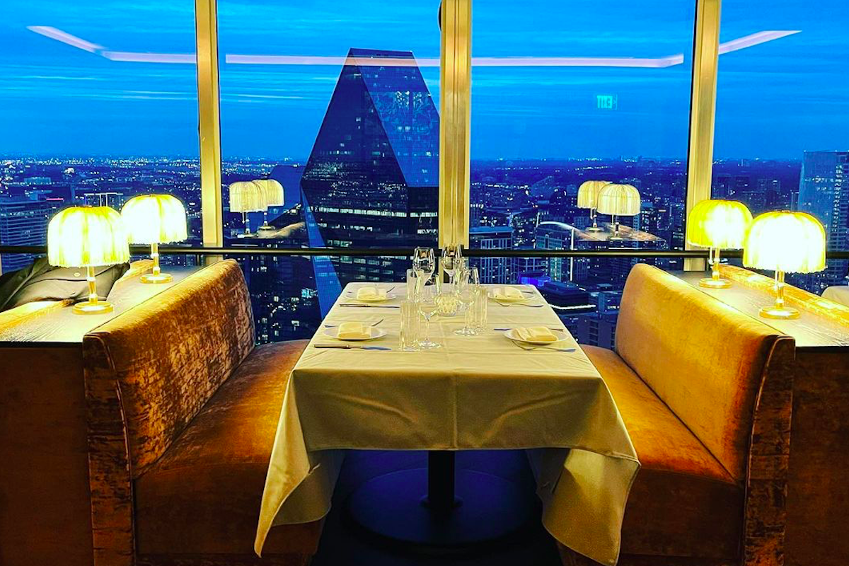 Regal New Dallas Restaurant Gives Diners An Epic View Of The City From