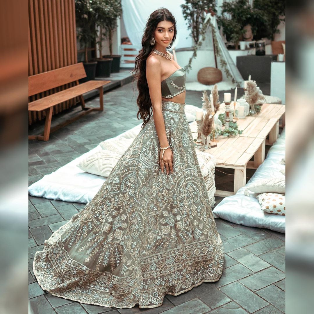 alanna panday lehenga ShaadiWish