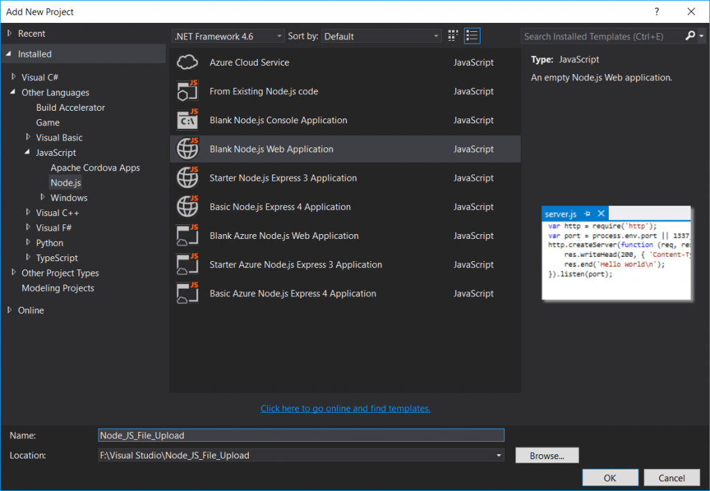 Upload Files Or Images To Server Using Node JS CodeProject
