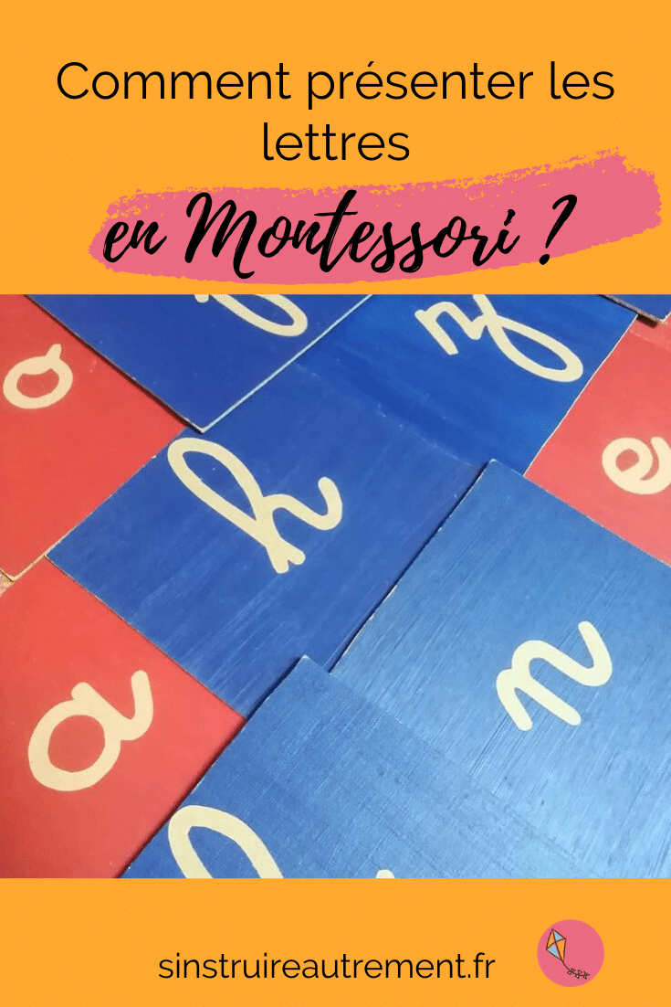 Comment Aborder Les Lettres En Montessori S Instruire Autrement