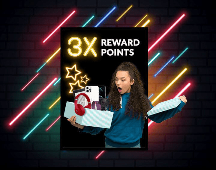 3X Reward Points