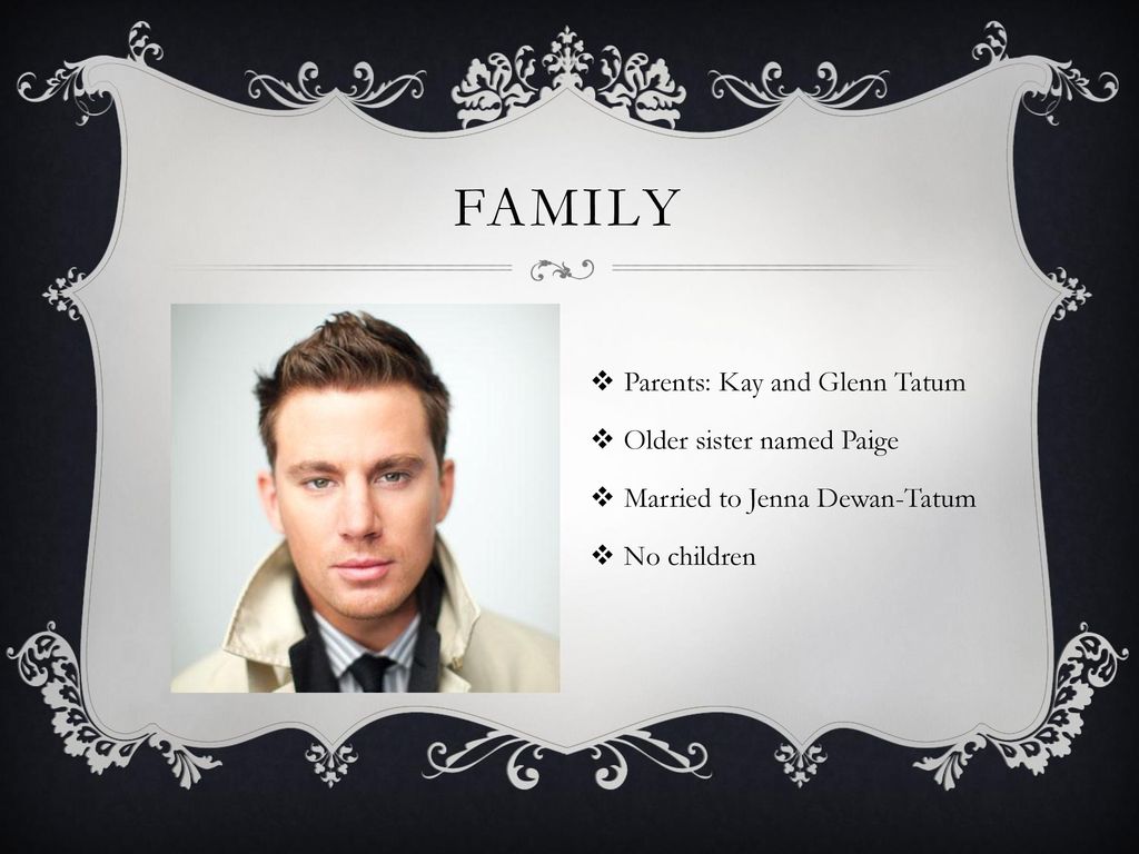 Channing Tatum Model ∙ Dancer ∙ Actor ppt download