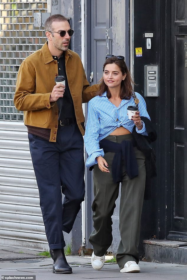 Jenna Coleman puts on a cosy display with her new beau Jamie Childs