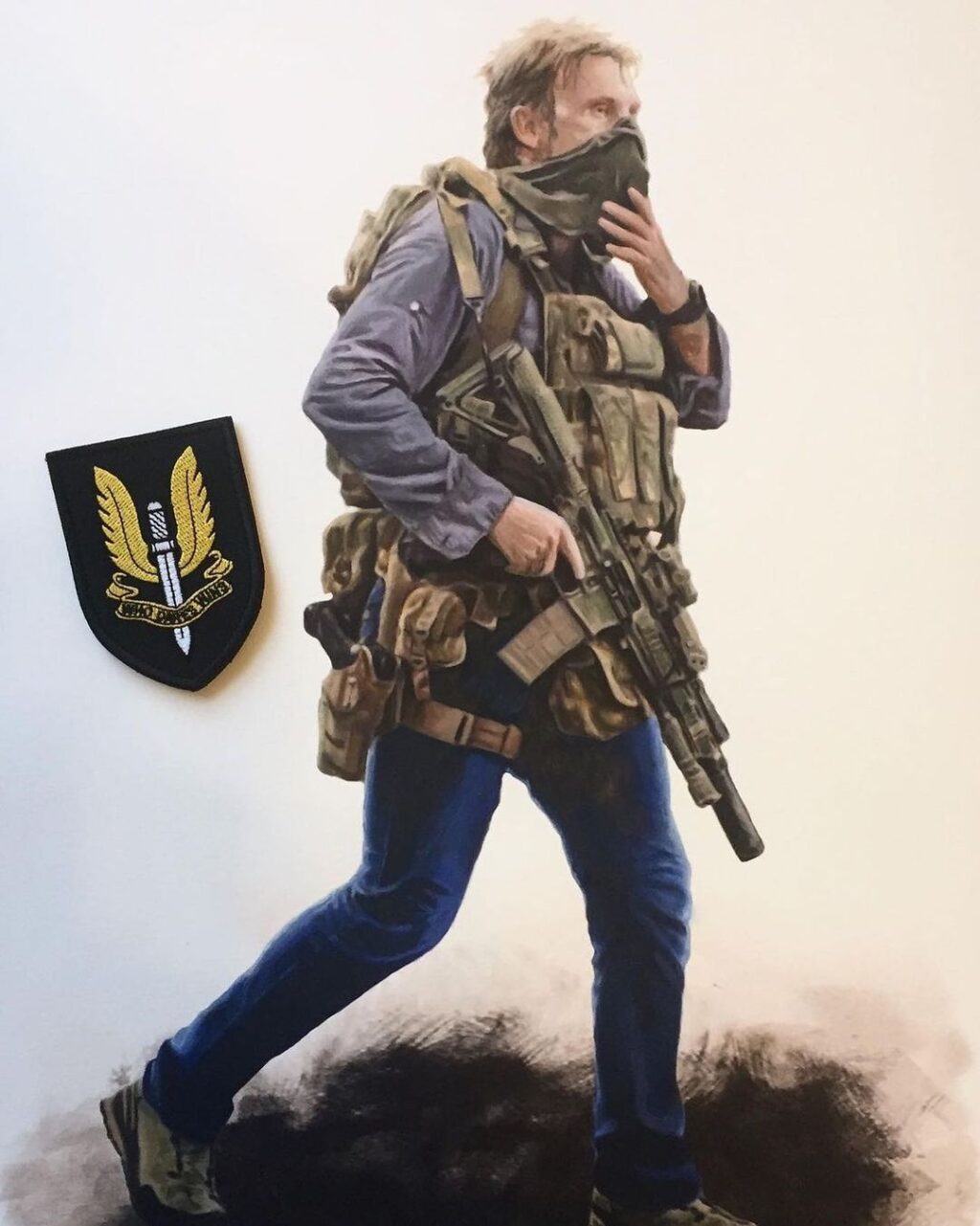 Christian Craighead MBE CGC art done by Prairie Fire Art Company • Spotter Up