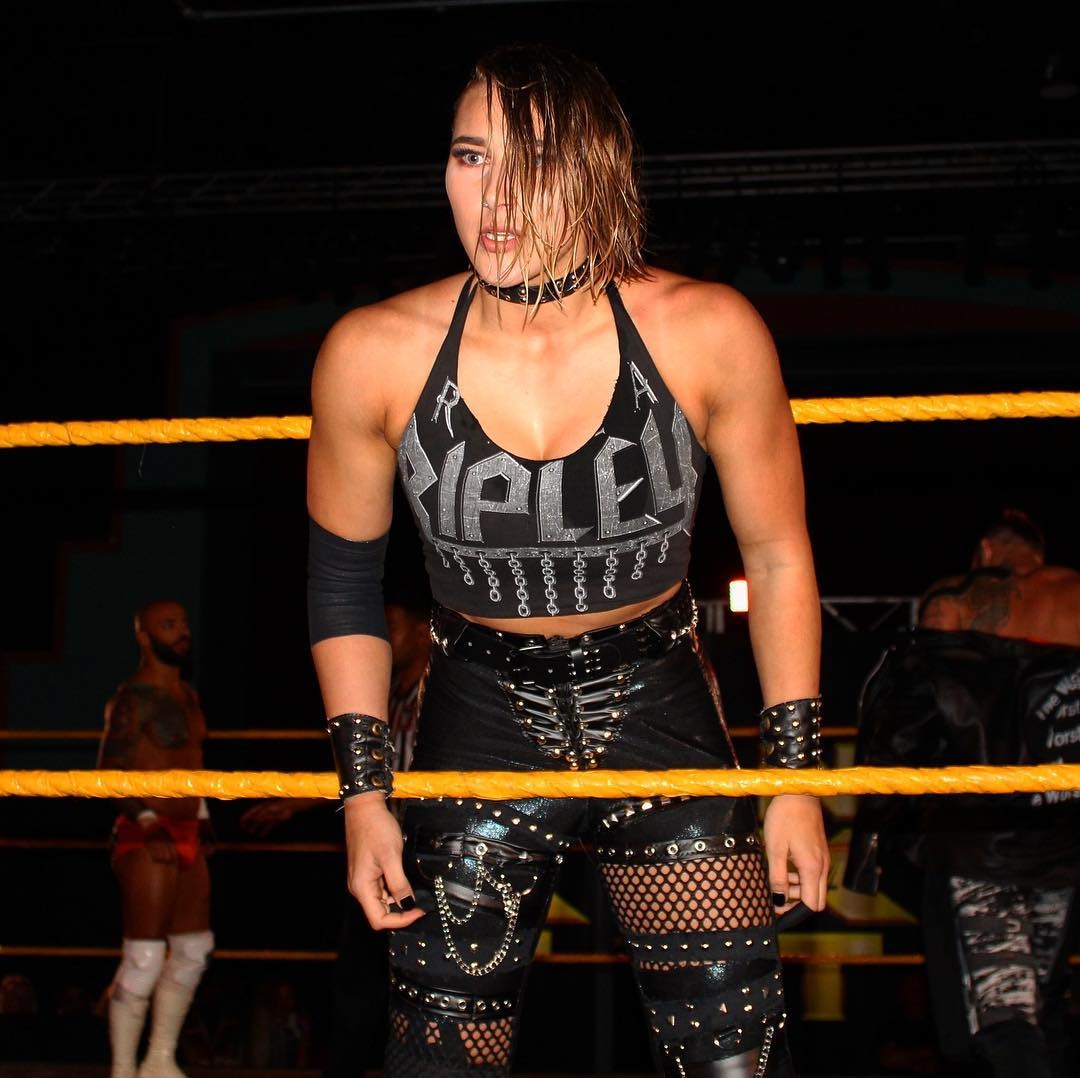 Rhea Ripley With The Glam Look