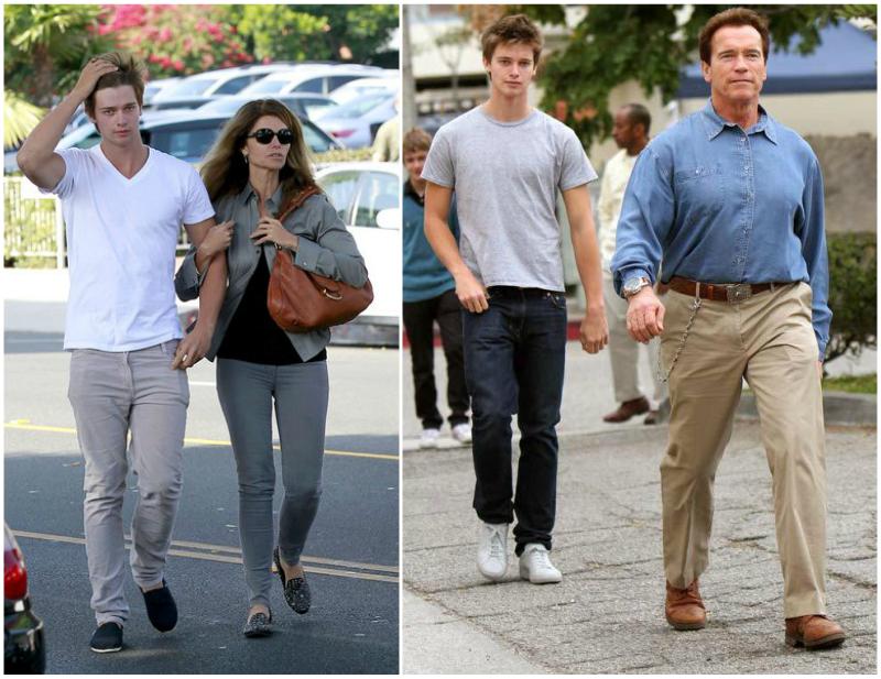 Patrick Schwarzenegger`s height, weight. He follows dad’s way