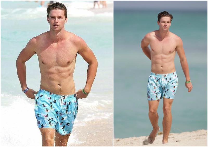 Patrick Schwarzenegger`s height, weight. He follows dad’s way