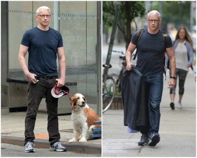 Anderson Cooper's height, weight. How he working on his body