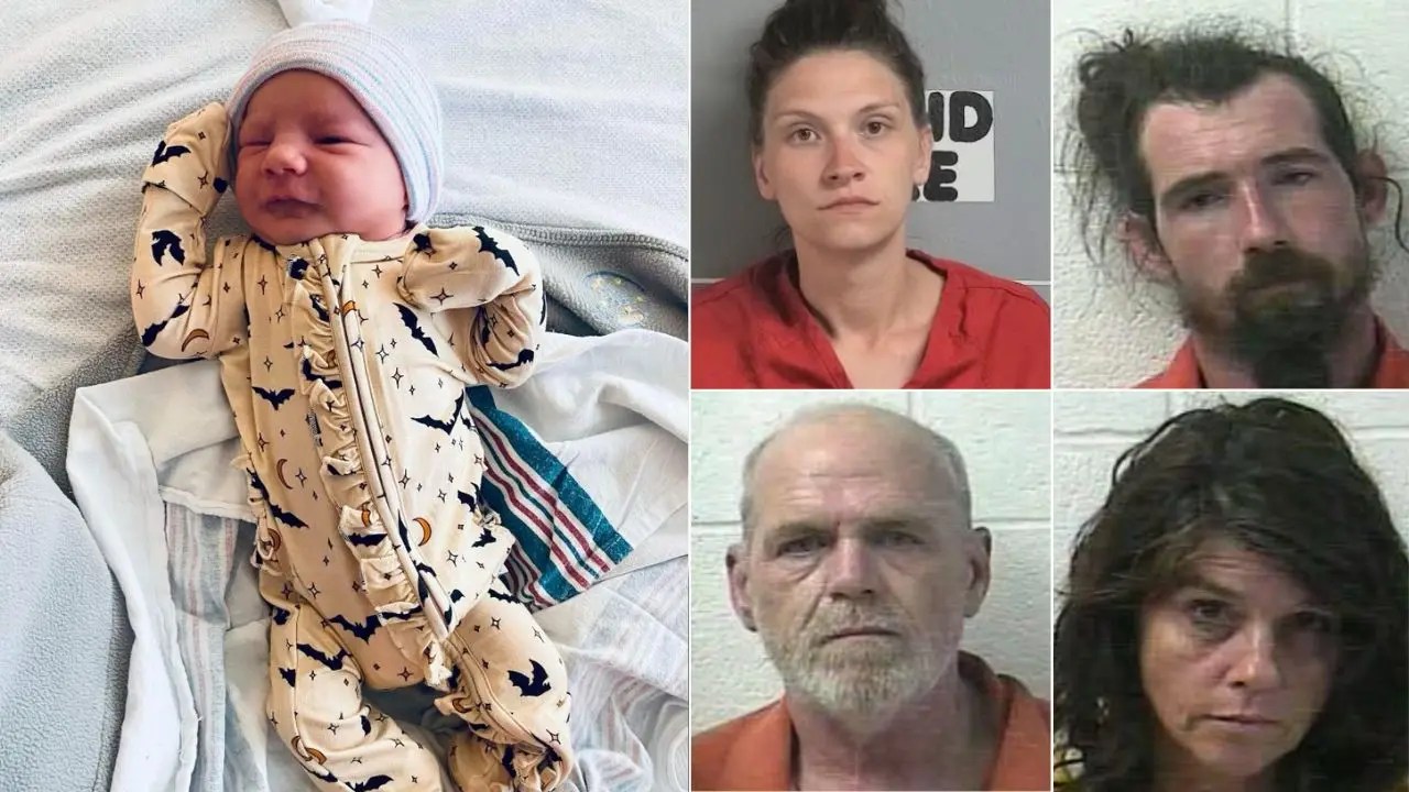 Missing Kentucky baby 5 now arrested, including parents, grandparents
