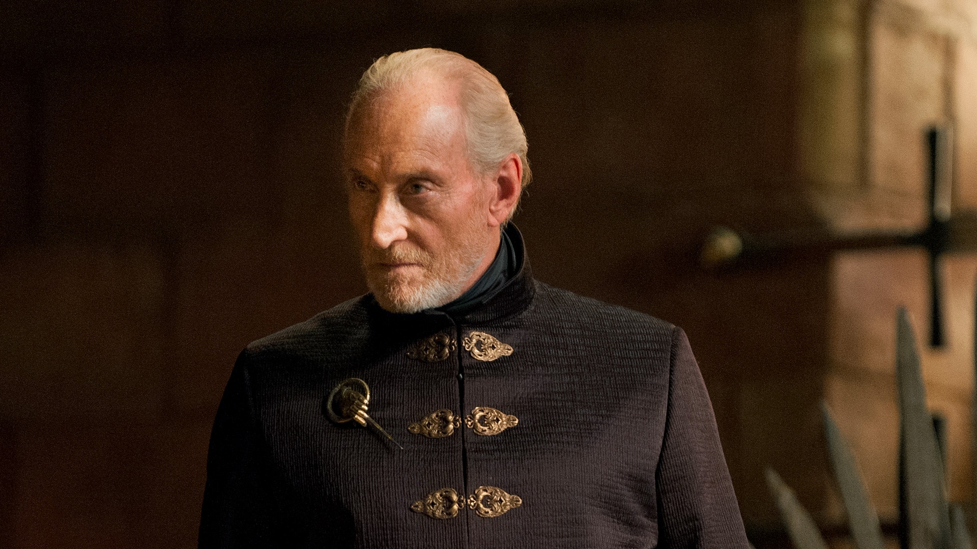 Tywin Lannister played by Charles Dance on Game of Thrones Official