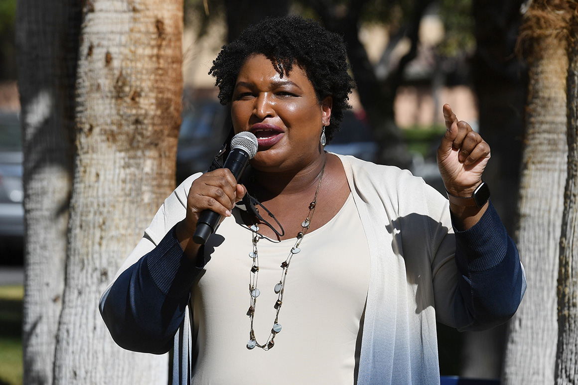 Abrams I would ‘absolutely’ back Manchin’s voting rights compromise