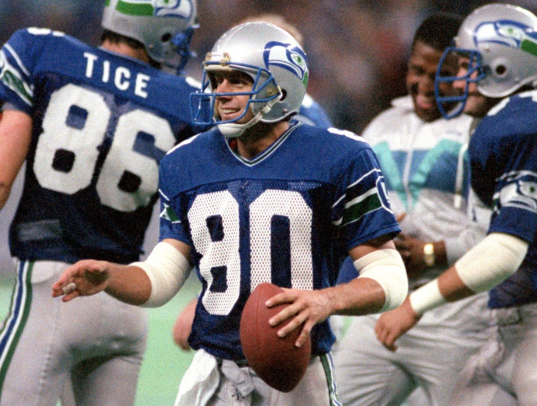 Steve Largent tops our list of the 40 greatest Seattle Seahawks players