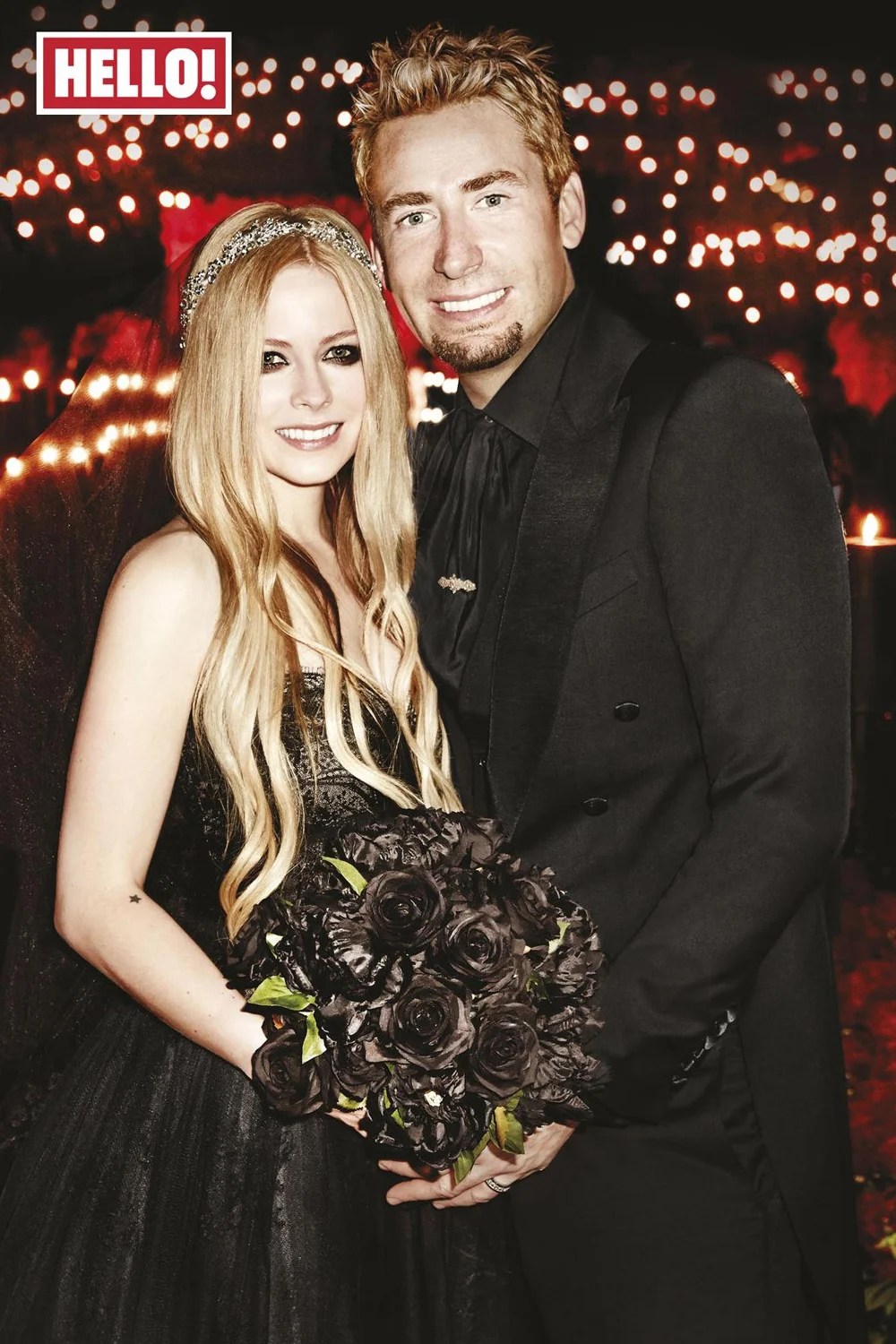 And the bride wore black Avril Lavigne's Gothstyle wedding to