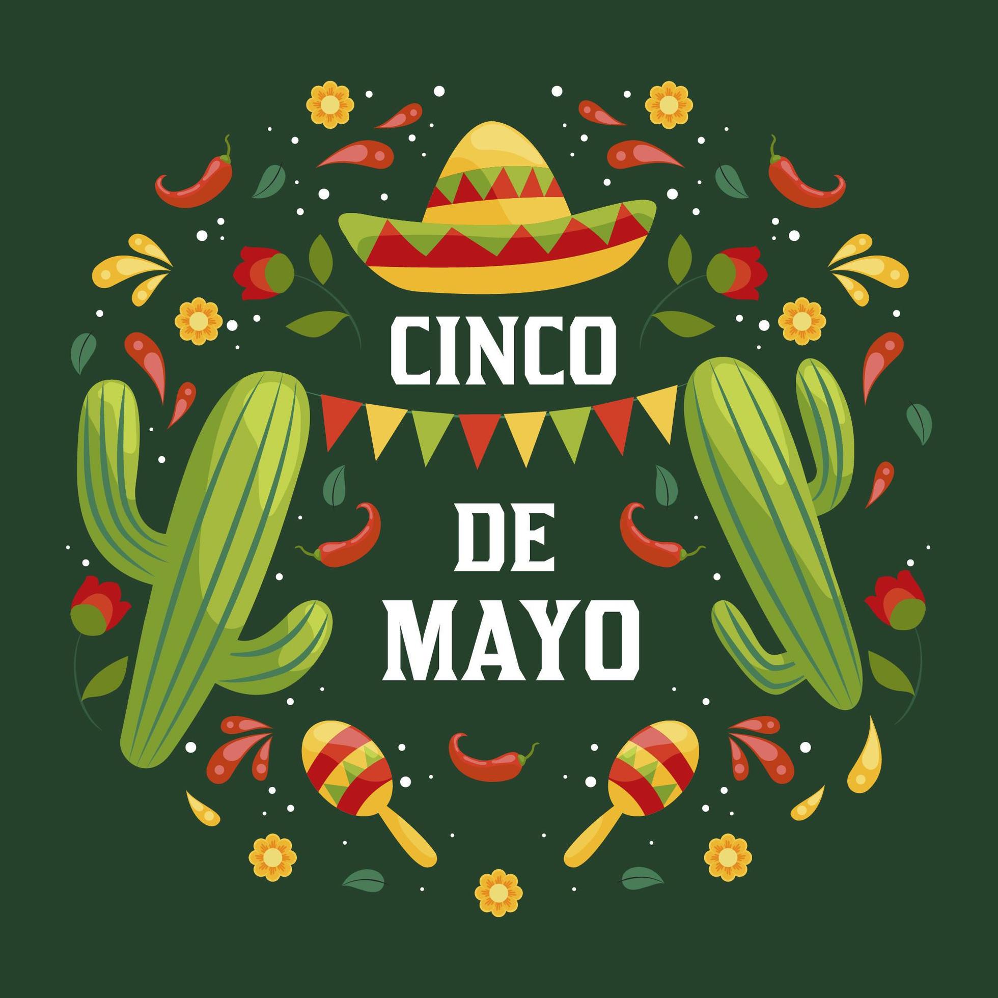 Cinco De Mayo Background 2073163 Vector Art at Vecteezy