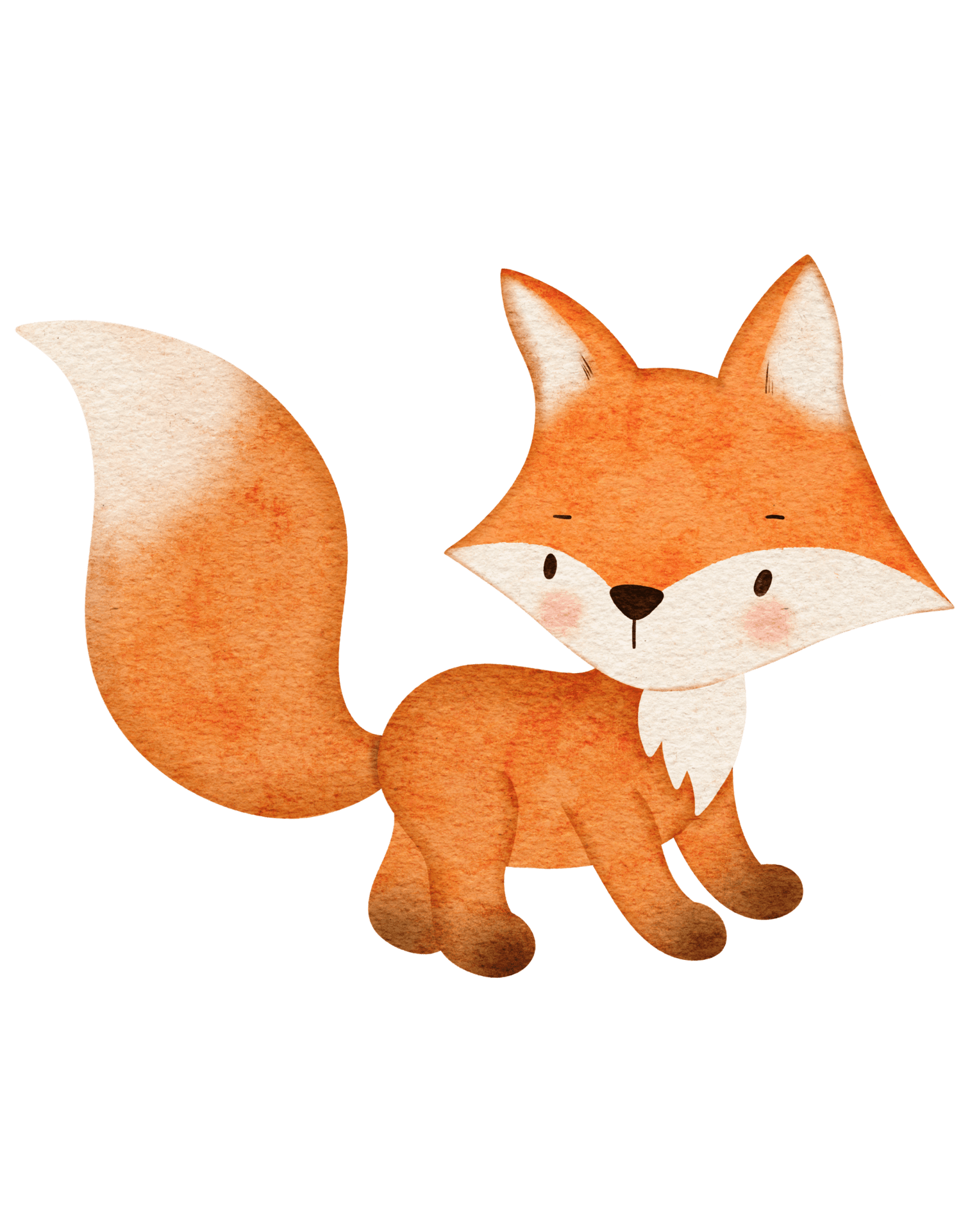 Cute Cartoon Fox Symbol