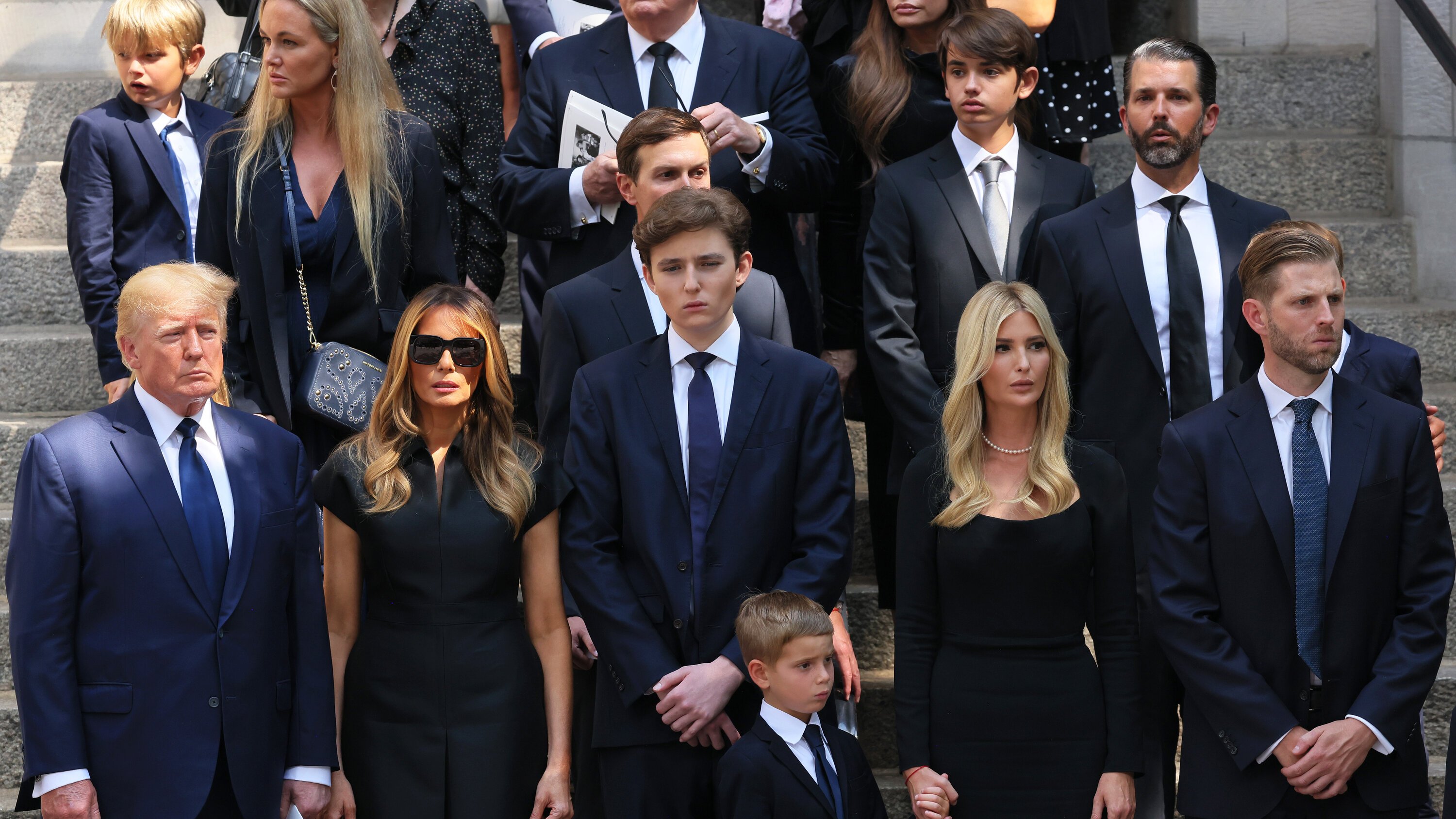 At Ivana Trump’s Funeral, a GoldHued Coffin and the Secret Service