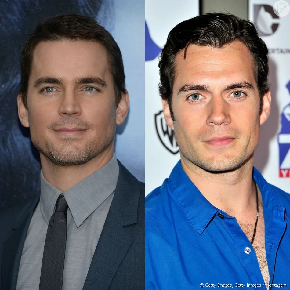 Henry Cavill e Matt Bomer. Ou Matt Bomer e Henry Cavill? Os dois atores