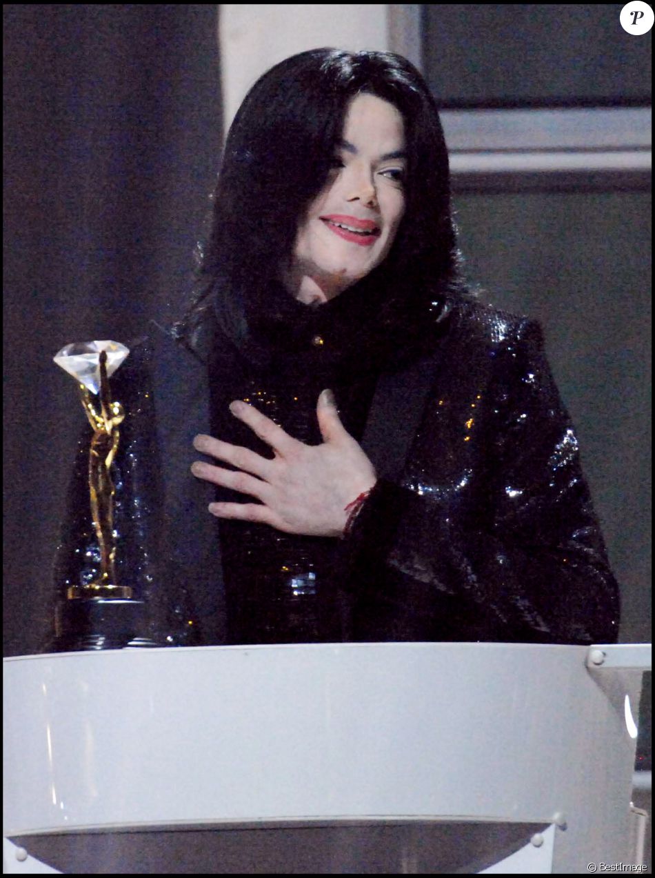 Michael Jackson Cérémonie des World Music Awards à Londres le 15