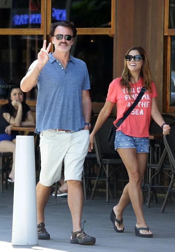 Photo Exclusif Julian McMahon et sa femme Kelly Paniagua profitent