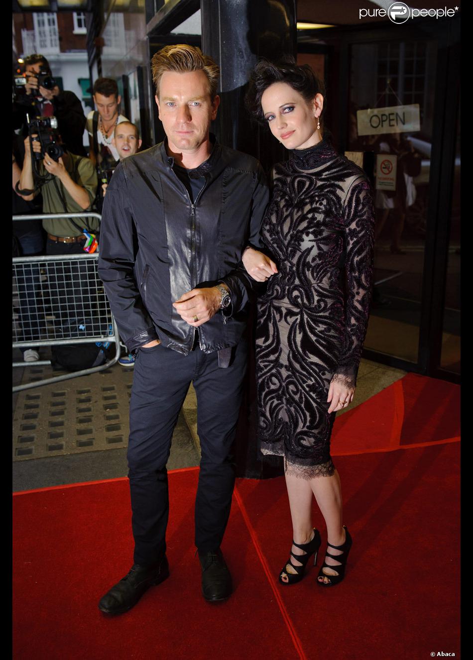 Ewan McGregor et Eva Green lors de l'avantpremière à Londres du film