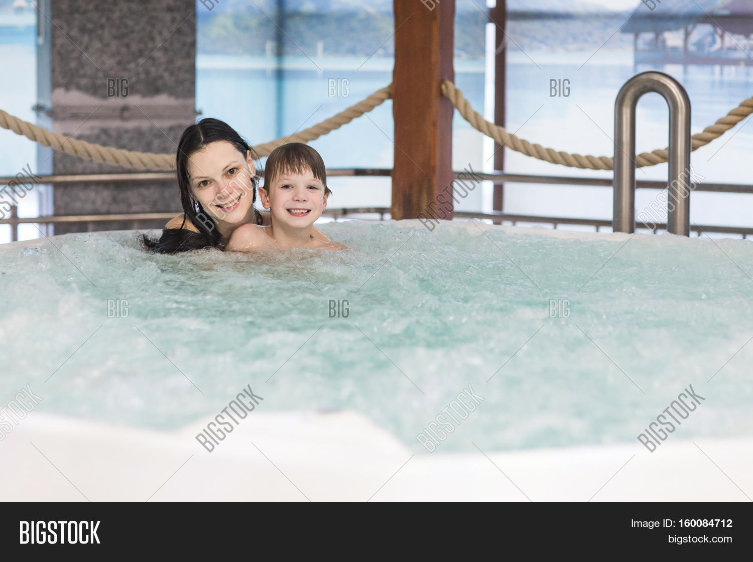 Mom Son Relax Tub Image & Photo (Free Trial) Bigstock