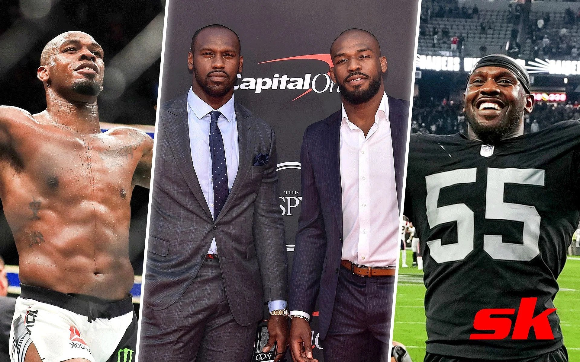 Jon Jones and Chandler Jones Are Jon Jones and Chandler Jones brothers