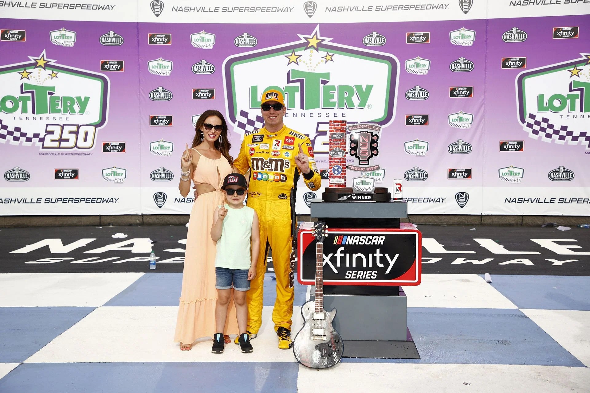 Kyle Busch's son has a strong message for his father