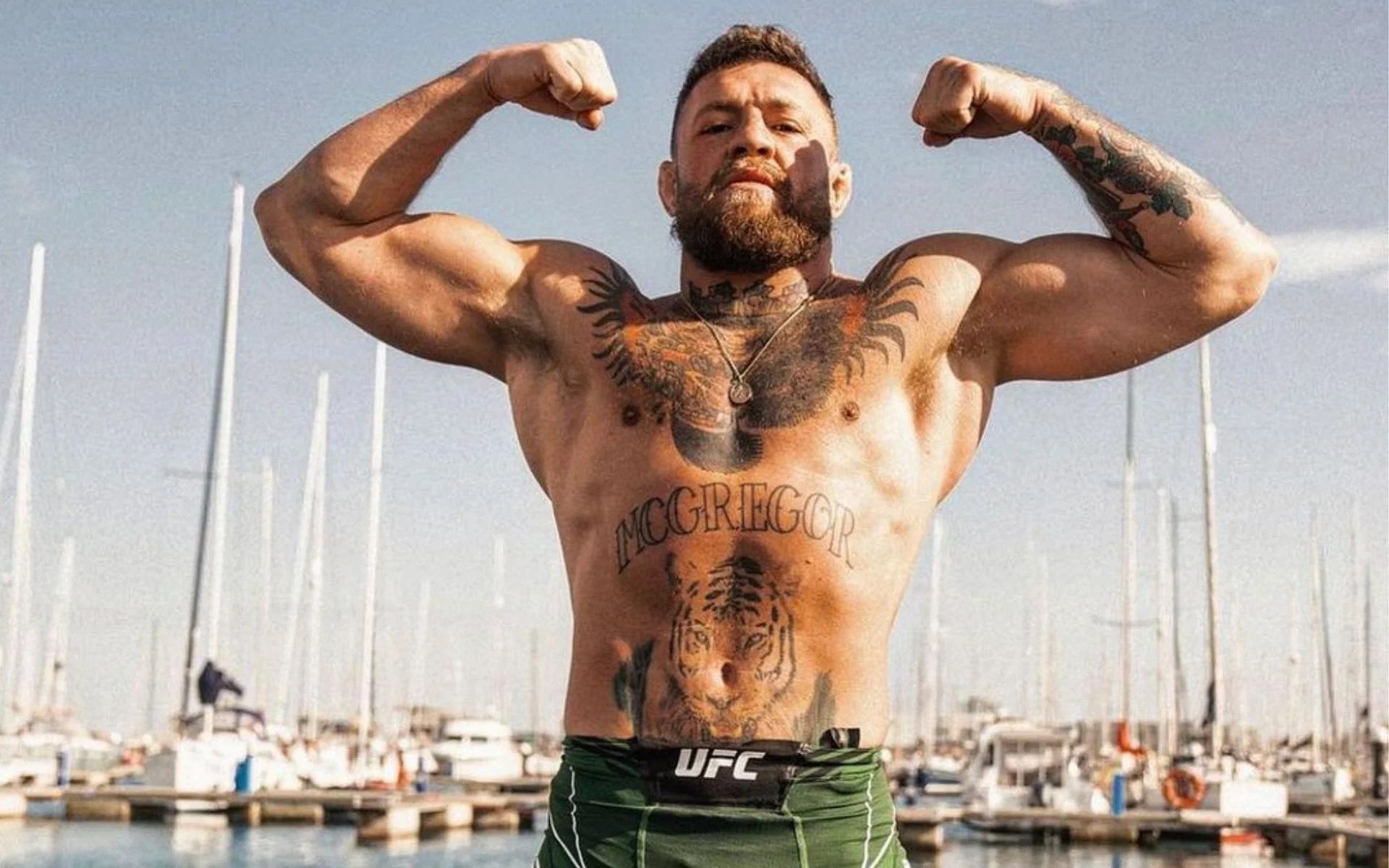 UFC News Conor McGregor posts sidebyside comparison of his physiques