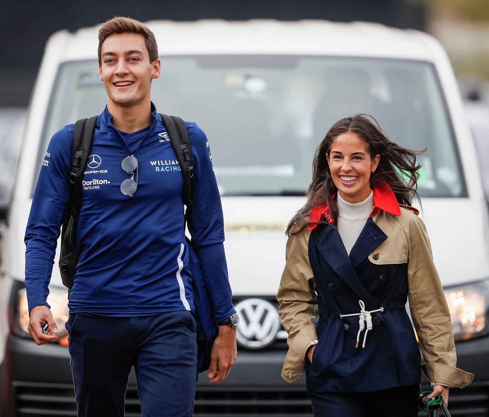 Who is Russell’s girlfriend, Carmen Montero Mundt?