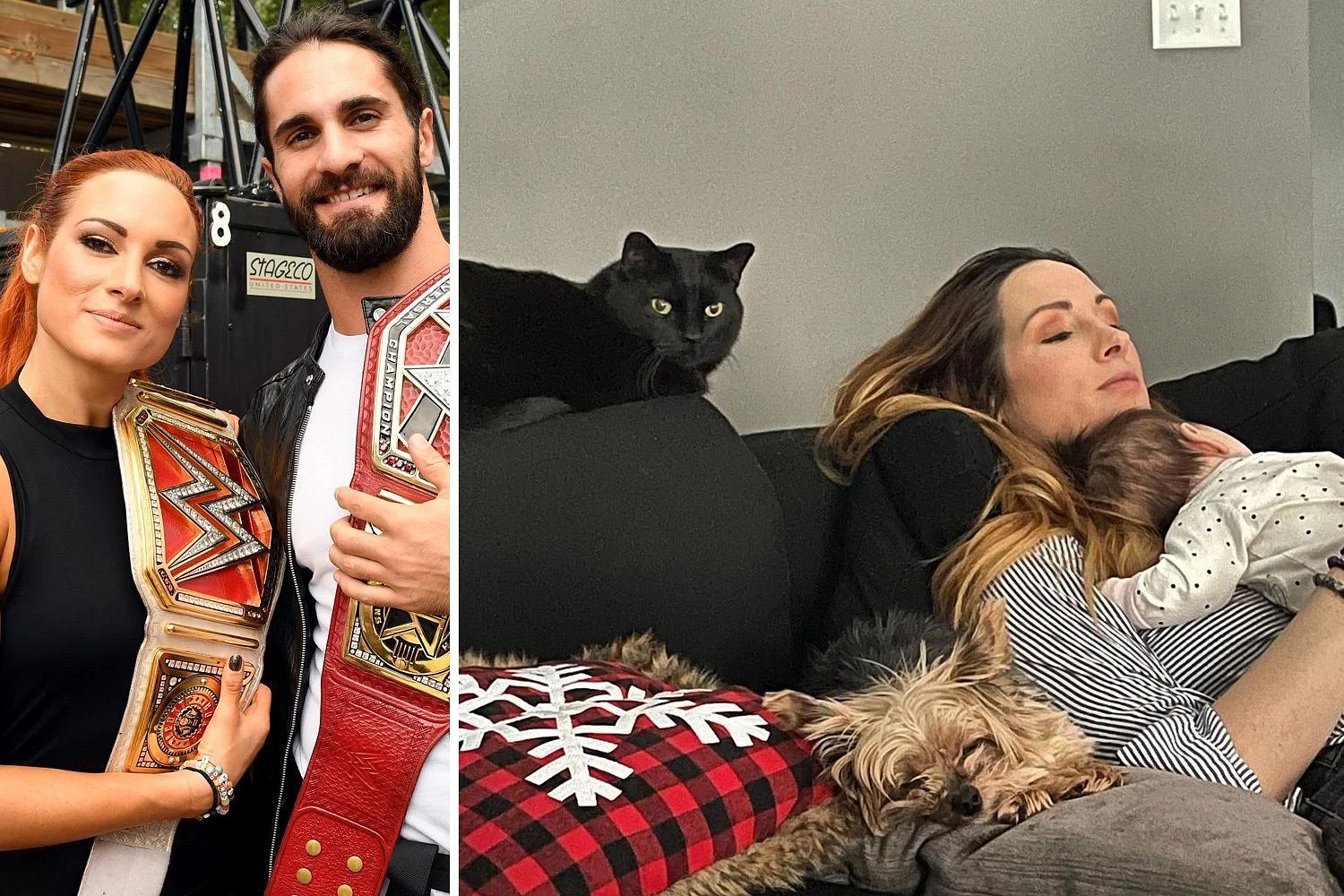 28yearold WWE star got 'baby fever' after hanging out with Seth