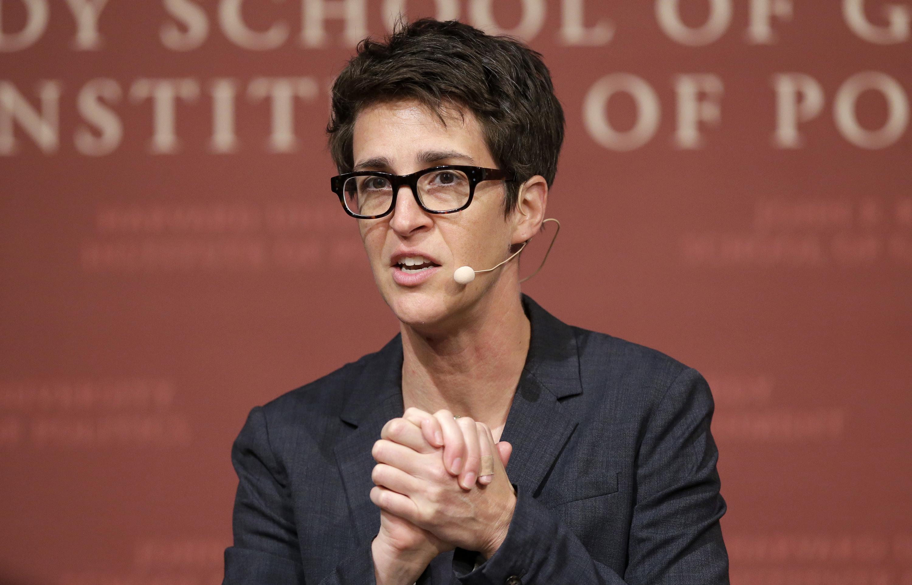 Rachel Maddow returns to MSNBC, will switch to once a week AP News