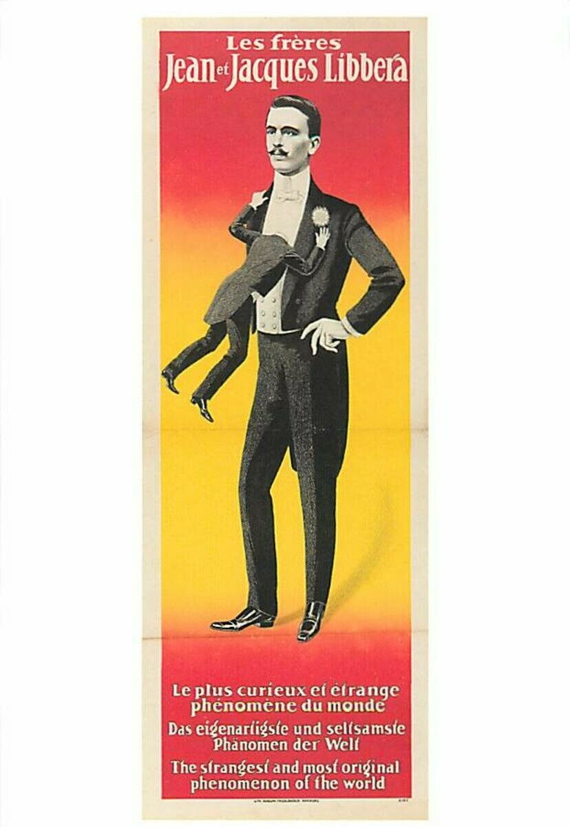 Jean Libbera & Vestigial Twin Circus Sideshow Freak Modern Postcard