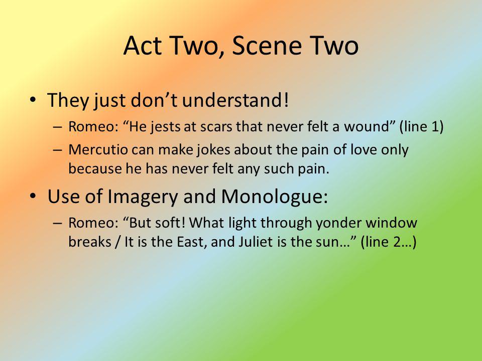 What does Romeo mean when he says jests at scars? Swyft