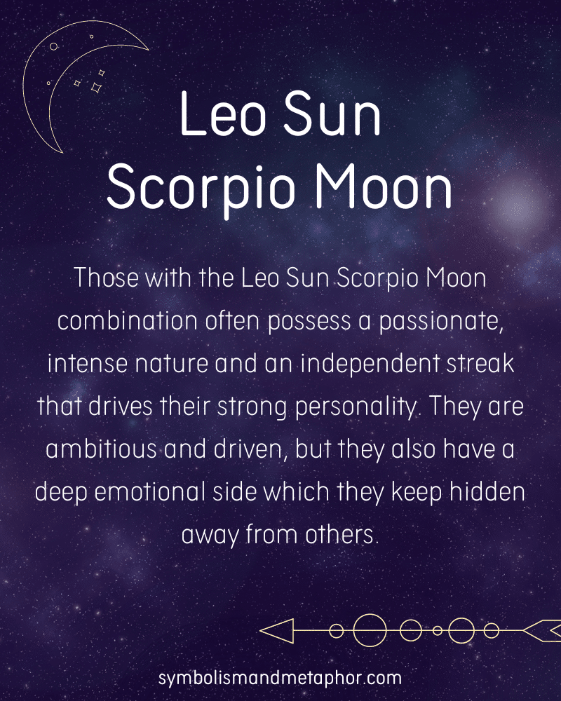 12 Leo Sun Scorpio Moon Personality Traits