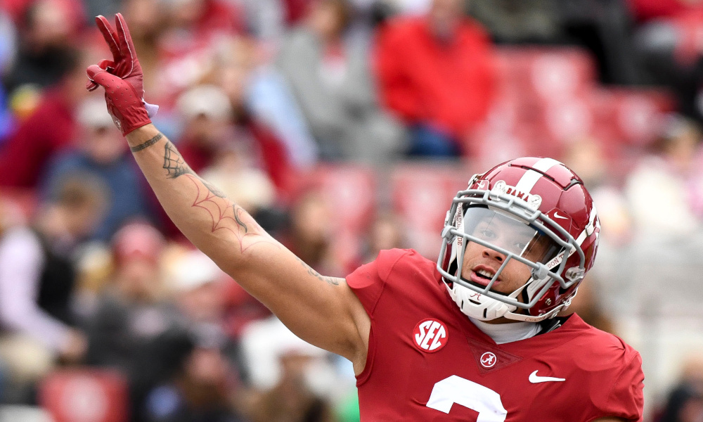 Jermaine Burton records first milestone performance as an Alabama receiver