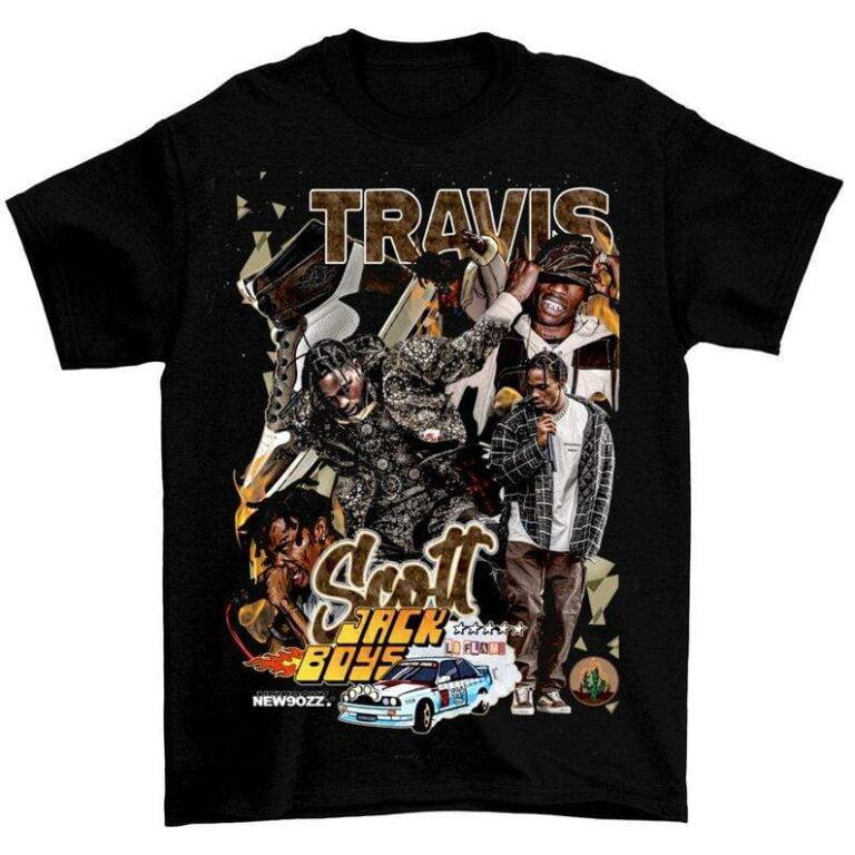 Travis Scott Rapper Retro Vintage Bootleg TShirt