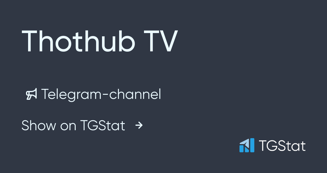 Telegram channel "Thothub TV" — Thothub_tv — TGStat