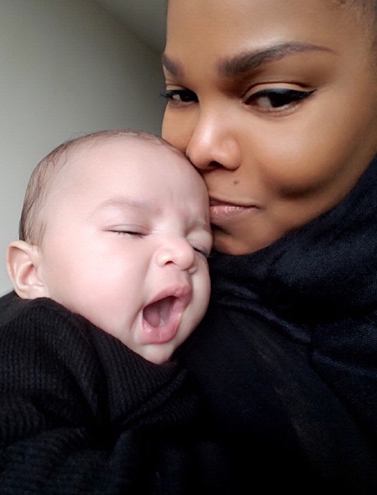 Jackson Reveals First Picture Of Baby Eissa That Grape Juice