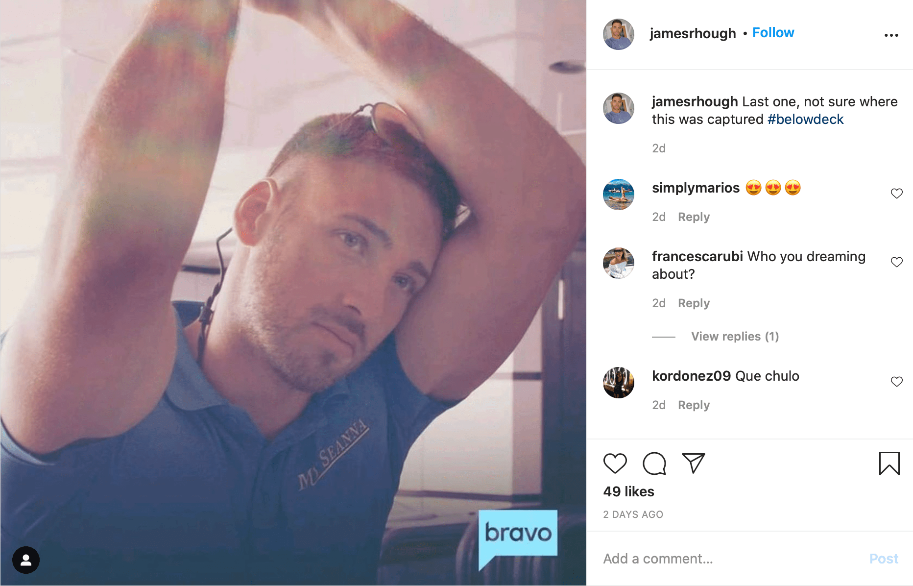 Who is James Hough From Below Deck? Who is James Hough's Girlfriend?