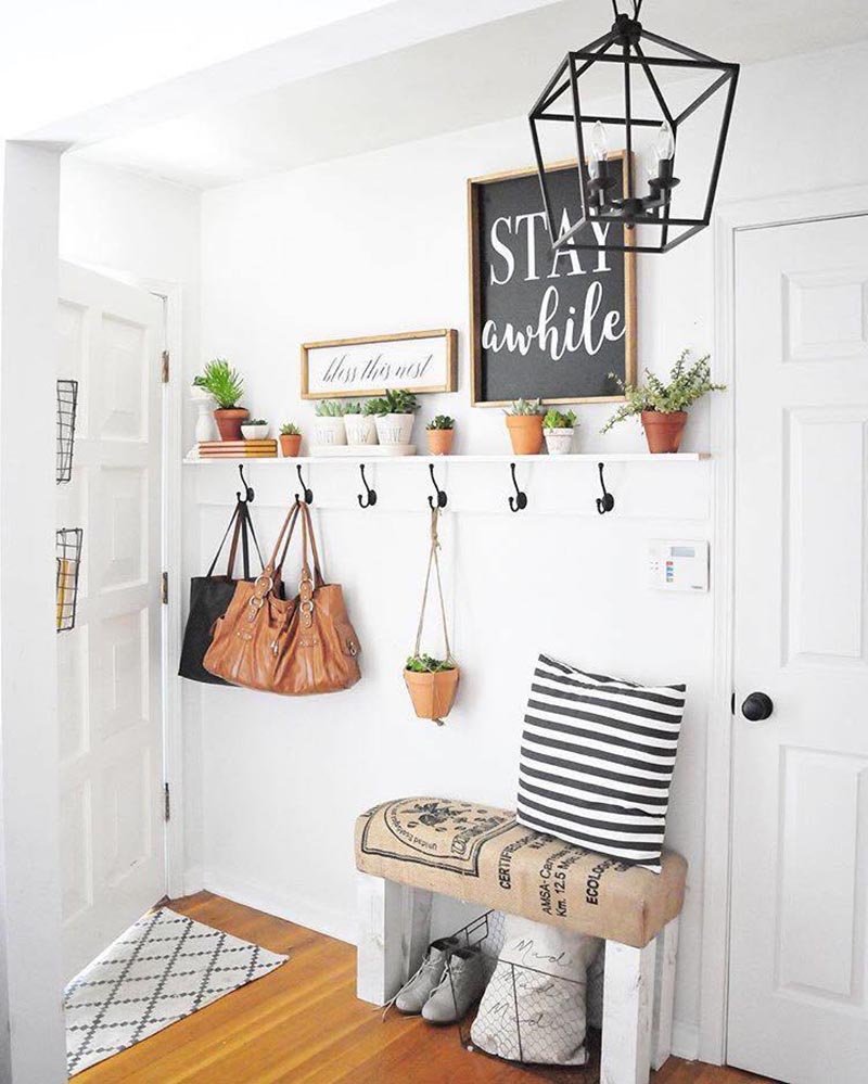 Charming And Budget Friendly Farmhouse Entryway Ideas The Cottage Market