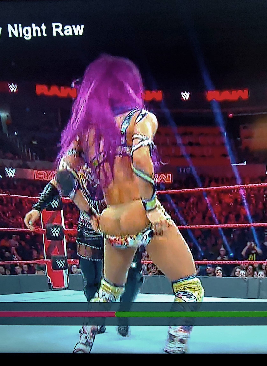 Sasha Banks had a Wardrobe Malfunction in WWE Raw The Fanboy SEO